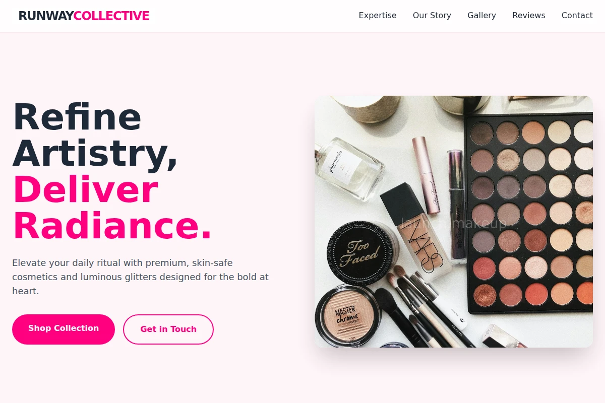 Glitter Beauty Products