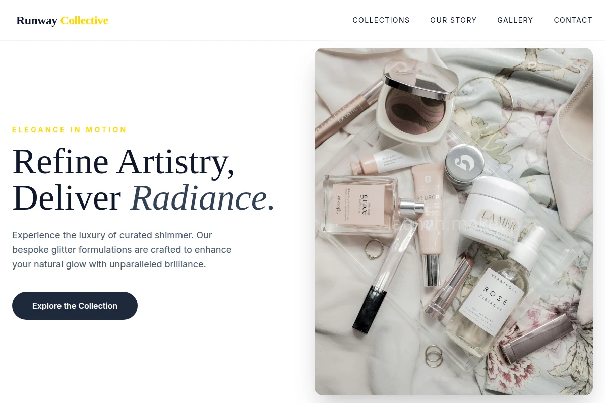 Glitter Beauty Products